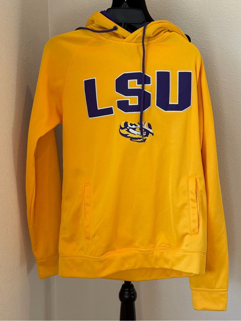 Stadium Athletics LSU Gold & Purple Crewneck Hoodie